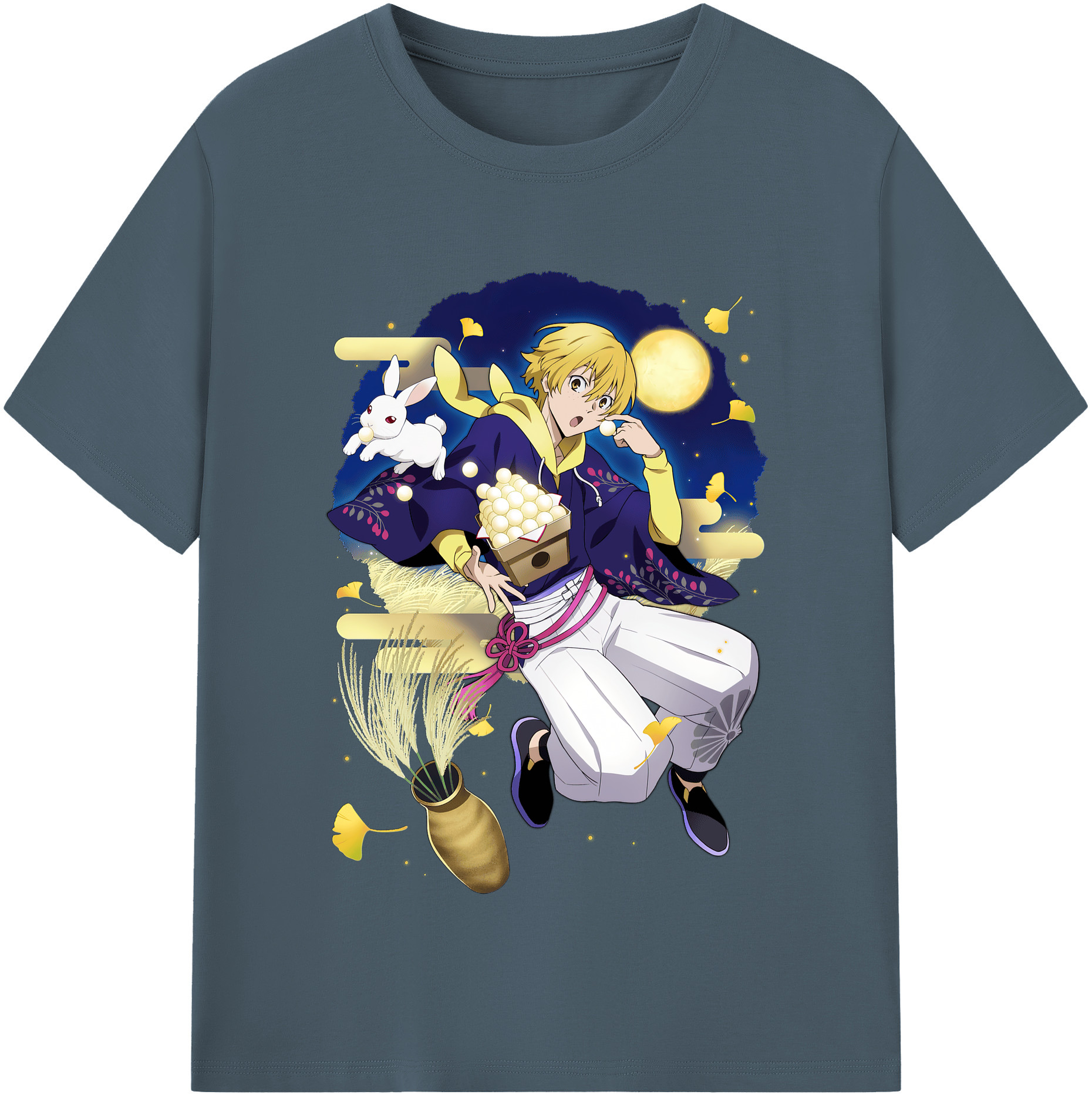 （画像用） 文豪ストレイドッグス Bungo Stray Dogs 綿100％半袖Tシャツ（フロントプリント）